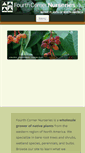 Mobile Screenshot of fourthcornernurseries.com